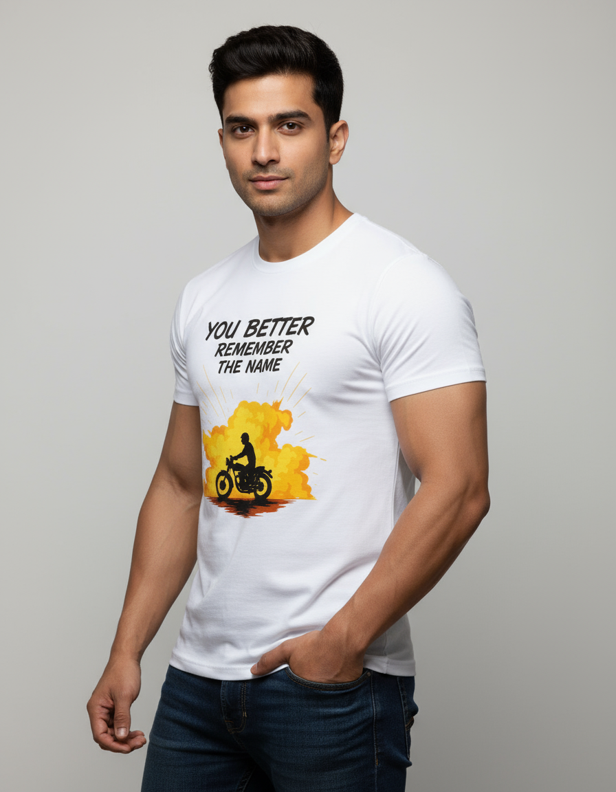 OG YOU BETTER REMEMBER THE NAME Men's Crew T-Shirt - Image 6
