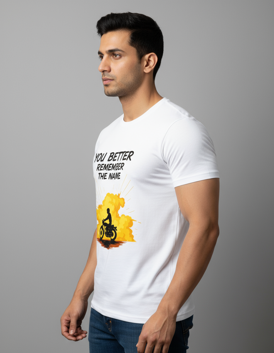 OG YOU BETTER REMEMBER THE NAME Men's Crew T-Shirt - Image 4