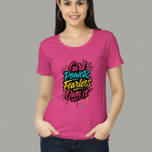 Girl Power Women's Classic T-Shirt - Pink