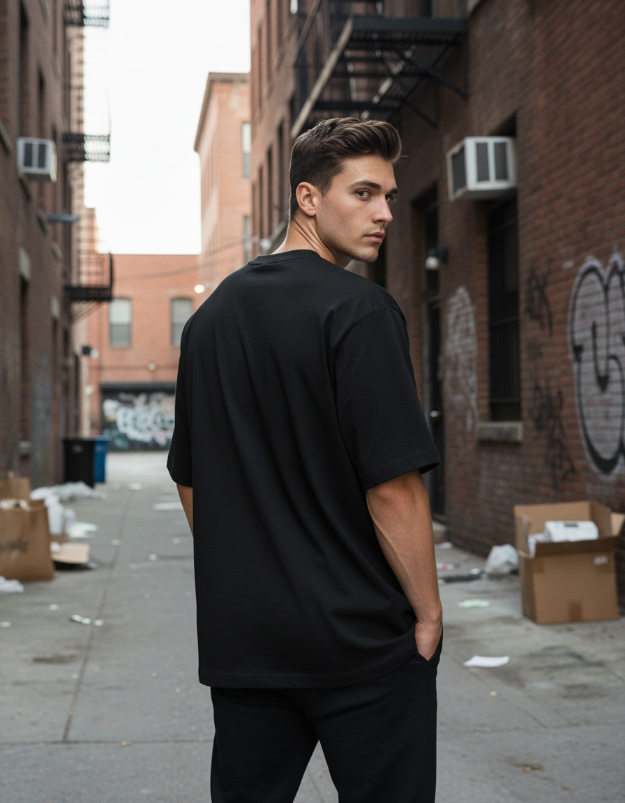 Don't Quit Men's Oversized Classic T-Shirt - Image 2