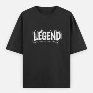 Legend Men's Oversized Classic T-Shirt - Black