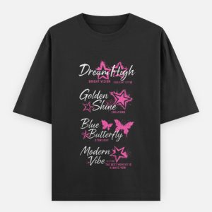 Dream High Women's Oversized Classic T-Shirt - Black