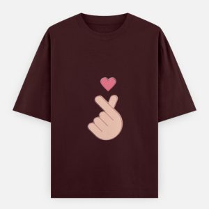 Women's Oversized Classic T-Shirt - Maroon