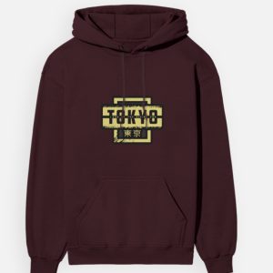 TOKYO Men's Hoodie - Maroon