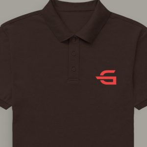 Gravster Men's Polo - Coffee Brown