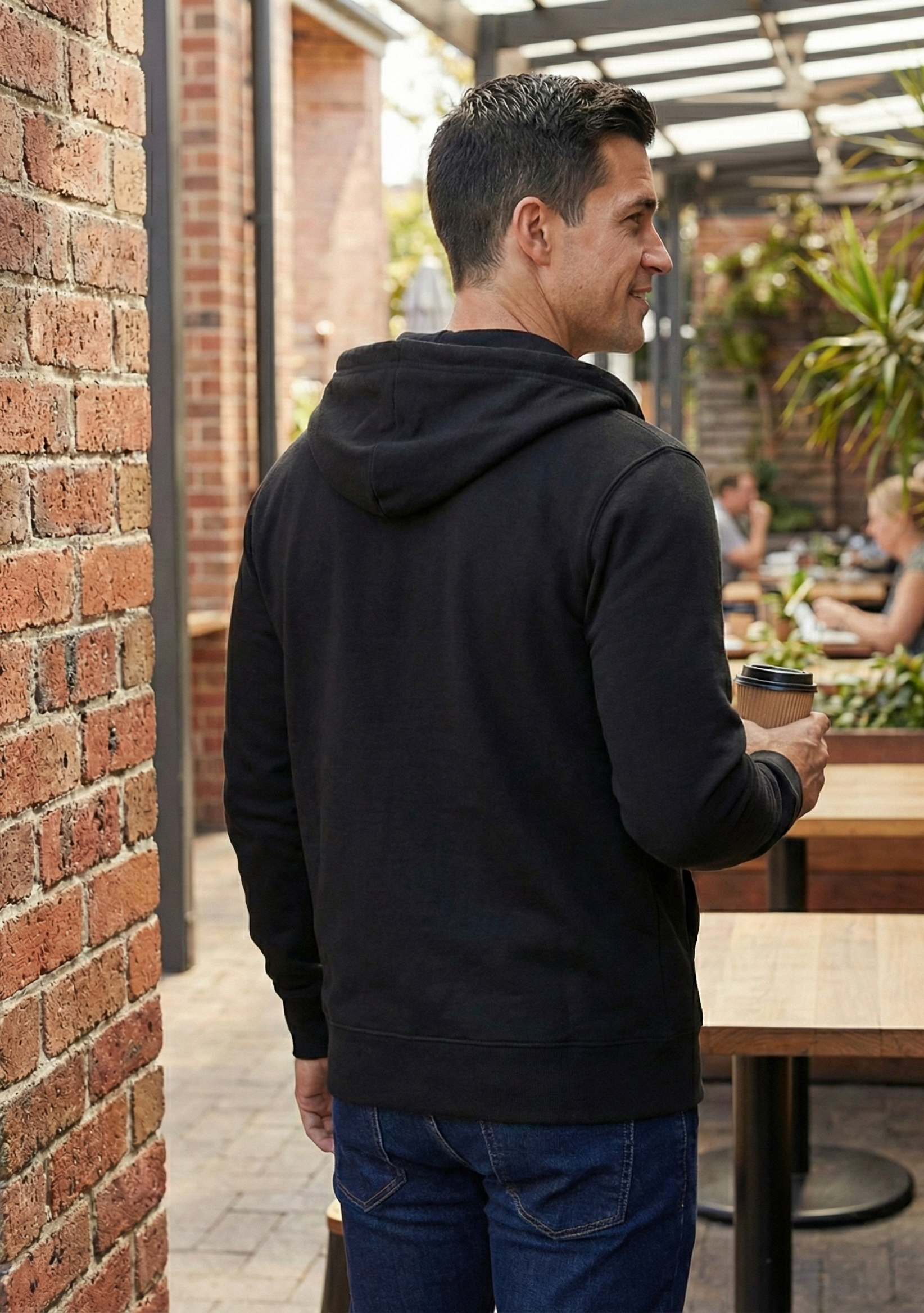 Gravster Men's Zipup Hoodie - Image 3