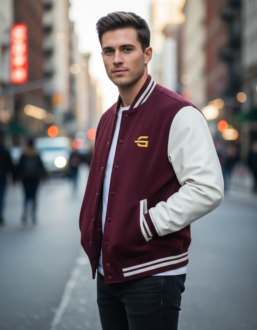 Gravster Men's Varsity Jacket