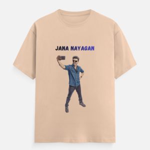 Jana Nayagan Classic Crew T-Shirt - Peach