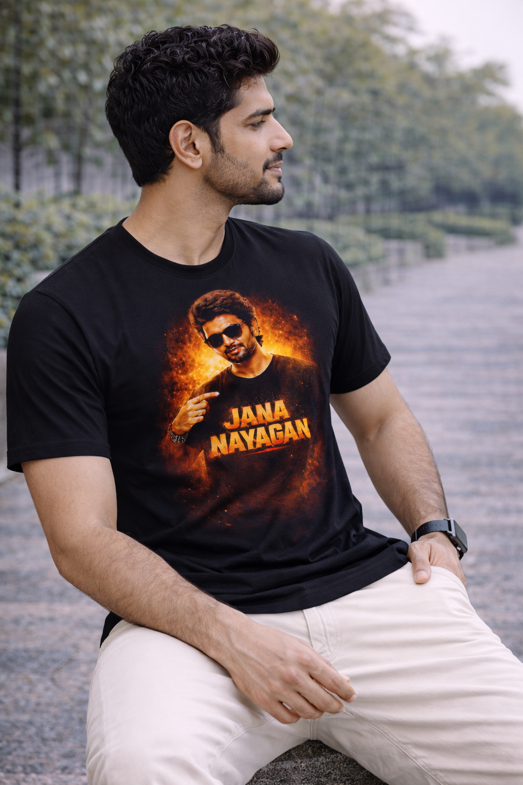 Jana Nayagan Classic Crew T-Shirt - Image 2