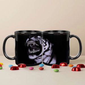 Tiger Black Coffee Mug