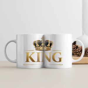 King Coffee Mug - White, 11 OZ